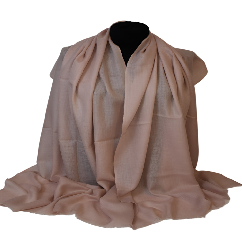 NOU! Sal Premium confectionat din 100% Lana Cashmere - Nude bej - CASHBEJ - sal din cashmere