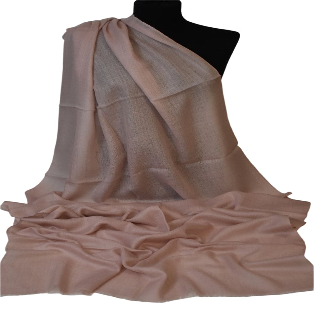 NOU! Sal Premium confectionat din 100% Lana Cashmere - Nude bej - CASHBEJ - sal din cashmere