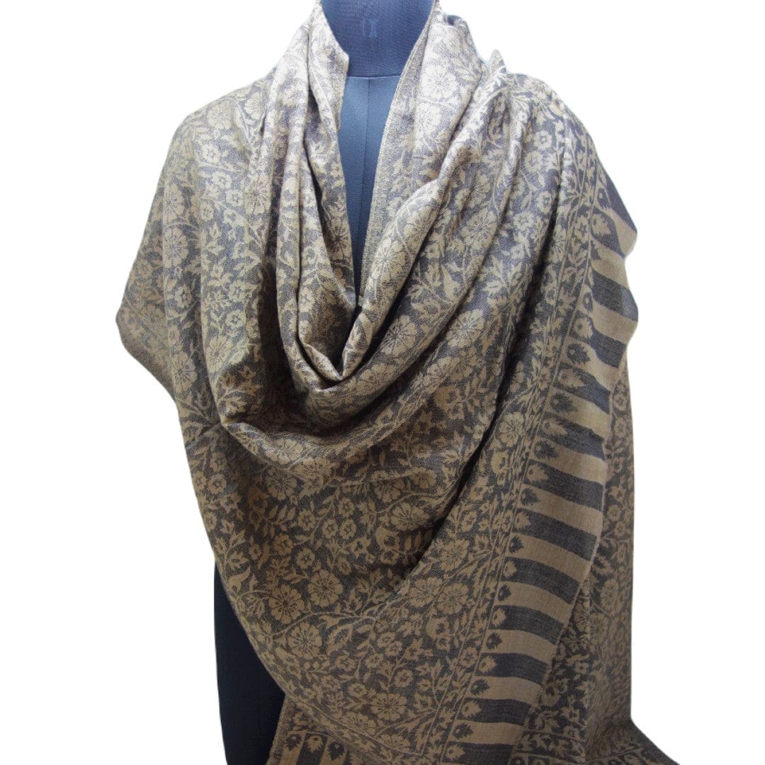 NOU! Sal Premium confectionat din Cashmere Pashmina in Double Ply - SILKCASHM3 - sal din cashmere casmir
