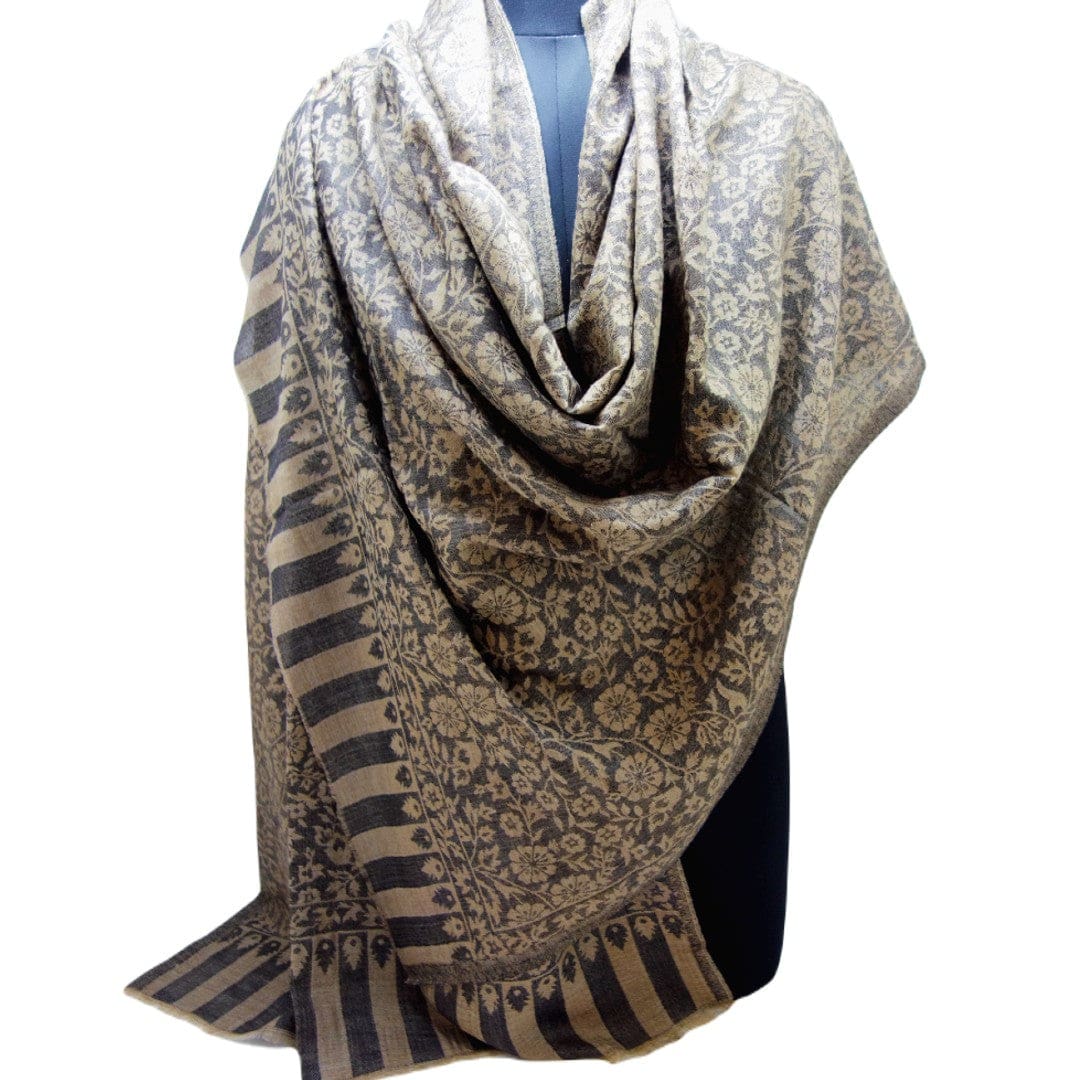 NOU! Sal Premium confectionat din Cashmere Pashmina in Double Ply - SILKCASHM3 - sal din cashmere casmir