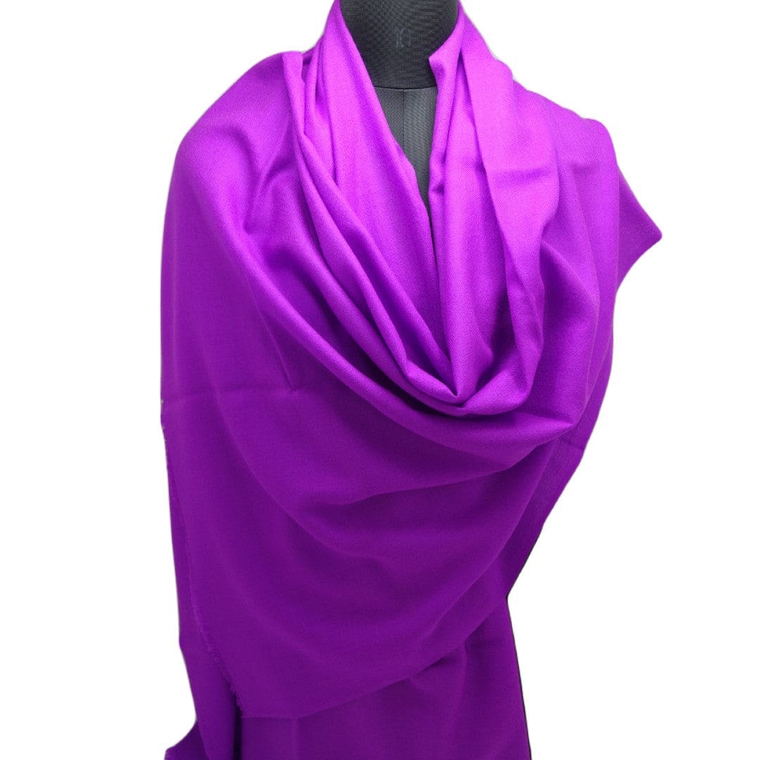 NOU! Sal Premium confectionat din Lana Cashmere - Beetroot Purple - CASHNEW7 - sal din cashmere casmir