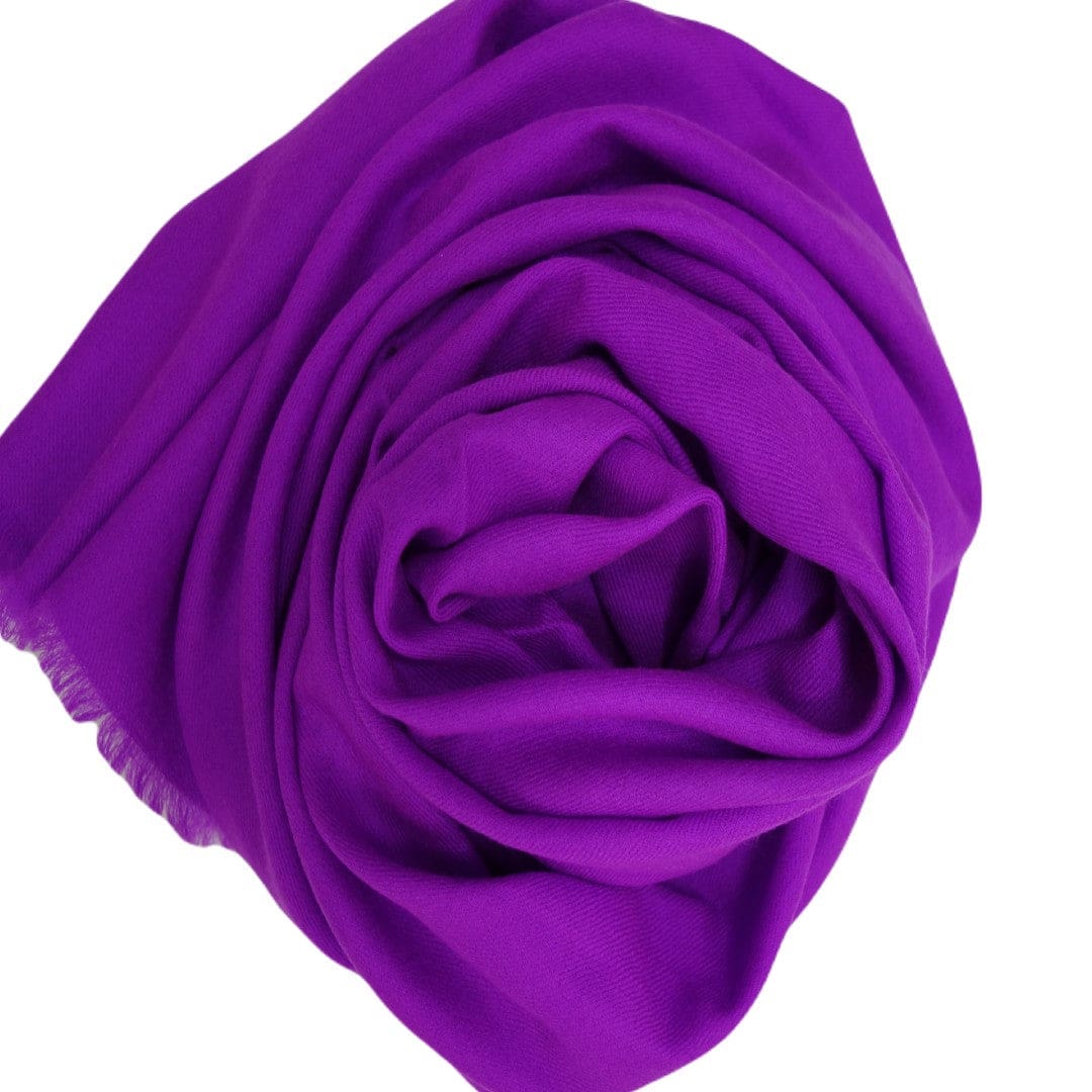 NOU! Sal Premium confectionat din Lana Cashmere - Beetroot Purple - CASHNEW7 - sal din cashmere casmir