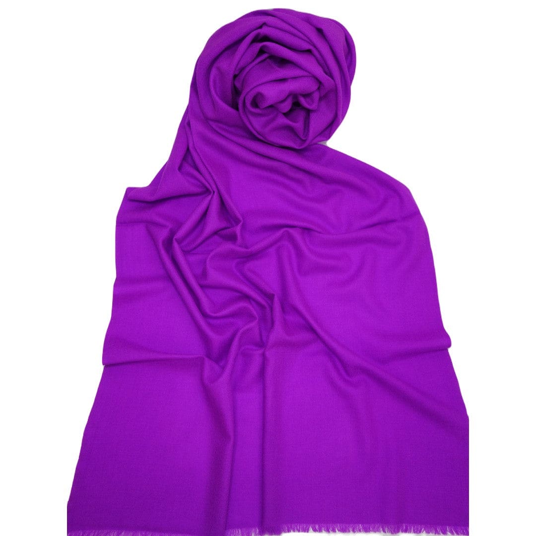 NOU! Sal Premium confectionat din Lana Cashmere - Beetroot Purple - CASHNEW7 - sal din cashmere casmir