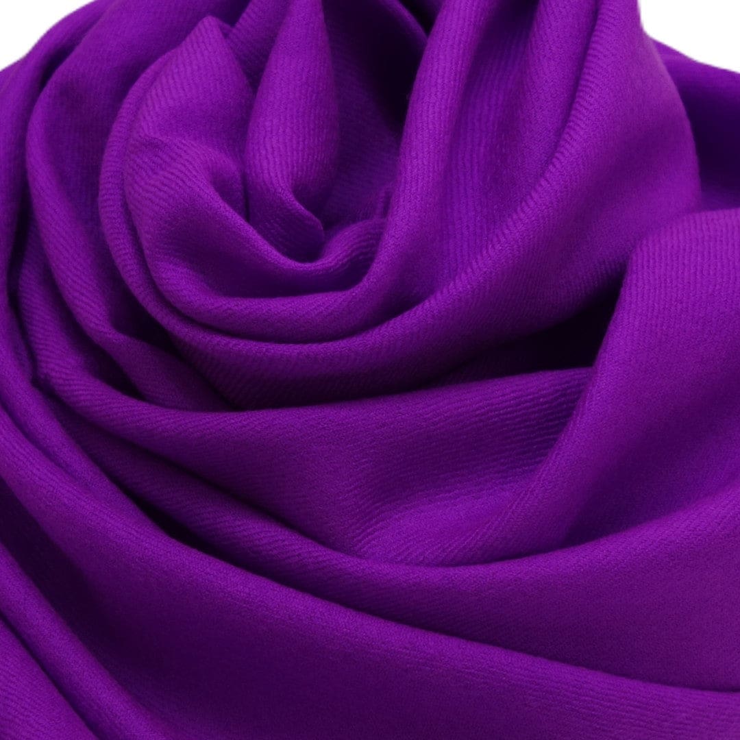 NOU! Sal Premium confectionat din Lana Cashmere - Beetroot Purple - CASHNEW7 - sal din cashmere casmir