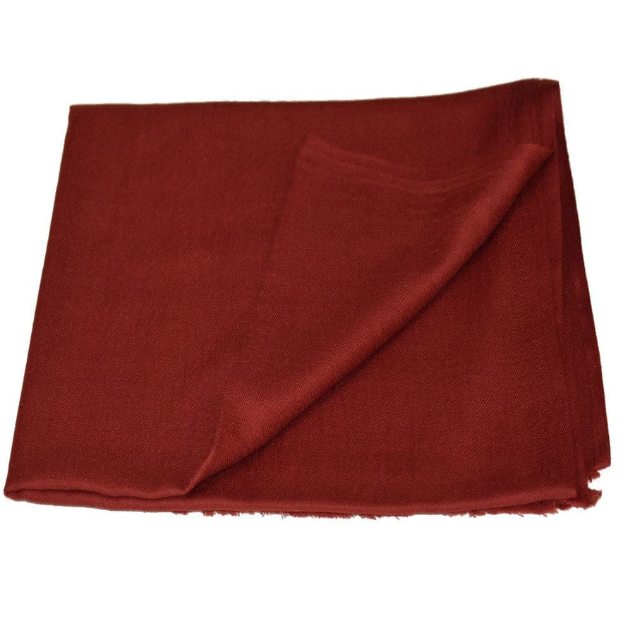 NOU! Sal Premium confectionat din Lana Cashmere - Burgundy (Culoarea Sezonului 2024) - CASHVISINIU - Saluri Cashmere