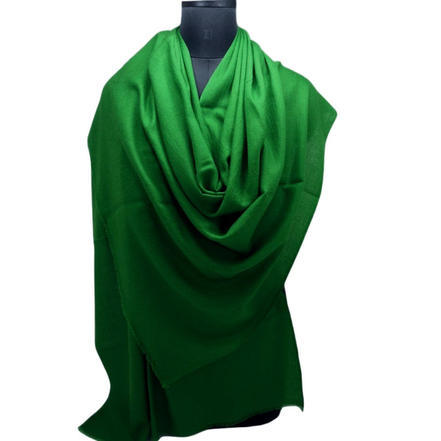 NOU! Sal Premium confectionat din Lana Cashmere - Classic Green - CASHNEW5