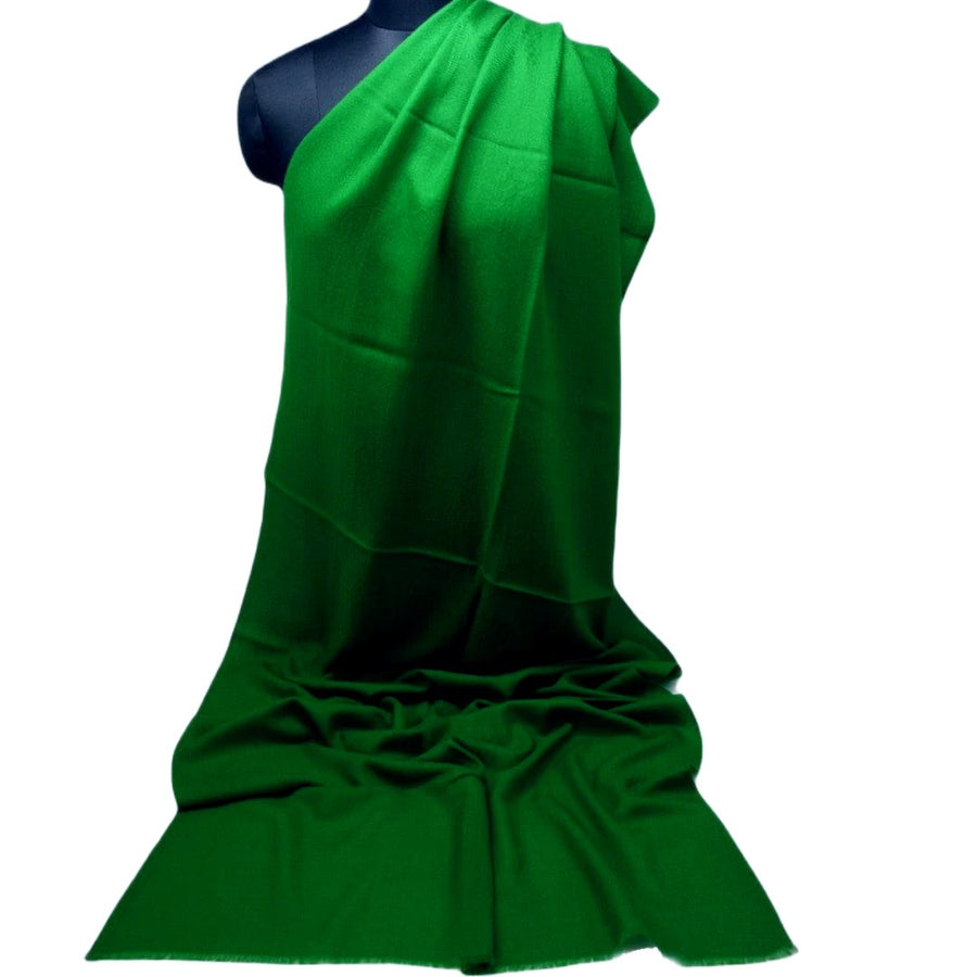 NOU! Sal Premium confectionat din Lana Cashmere - Classic Green - CASHNEW5