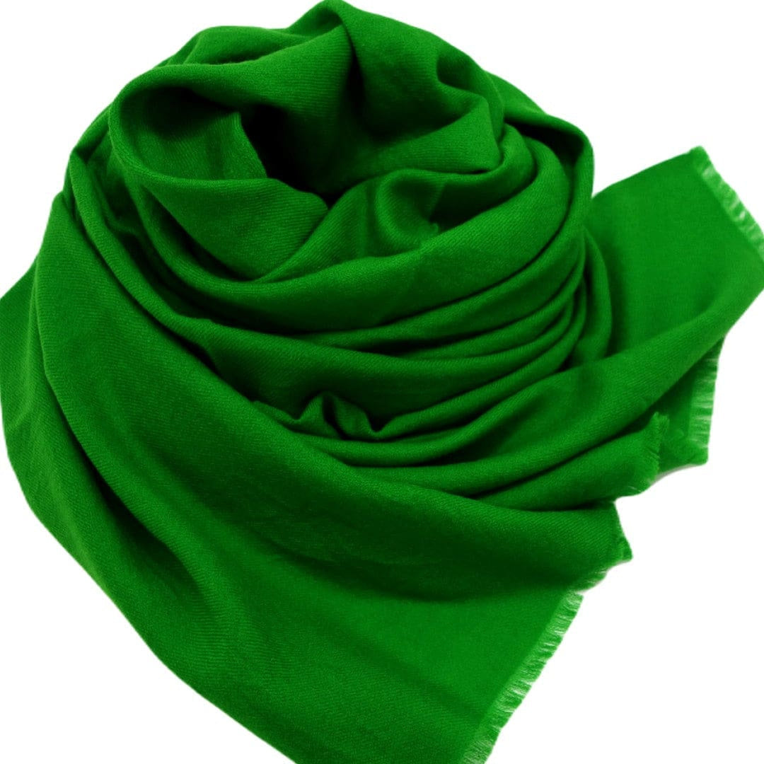 NOU! Sal Premium confectionat din Lana Cashmere - Classic Green - CASHNEW5 - sal din cashmere casmir