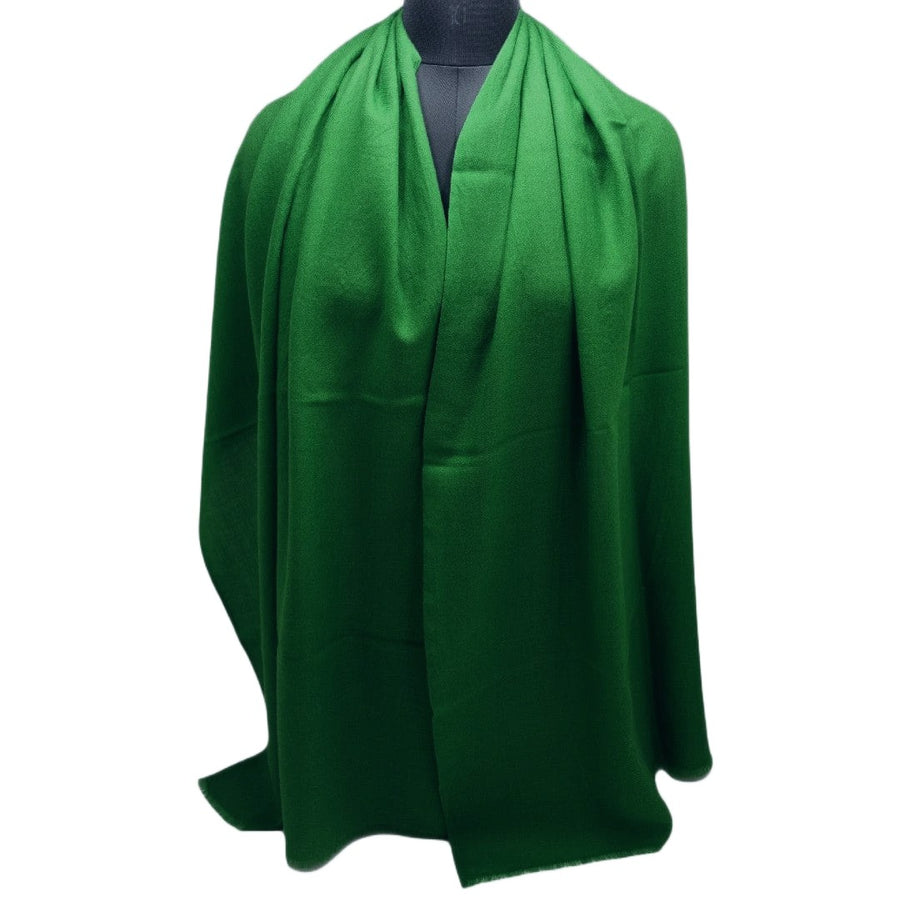 NOU! Sal Premium confectionat din Lana Cashmere - Classic Green - CASHNEW5