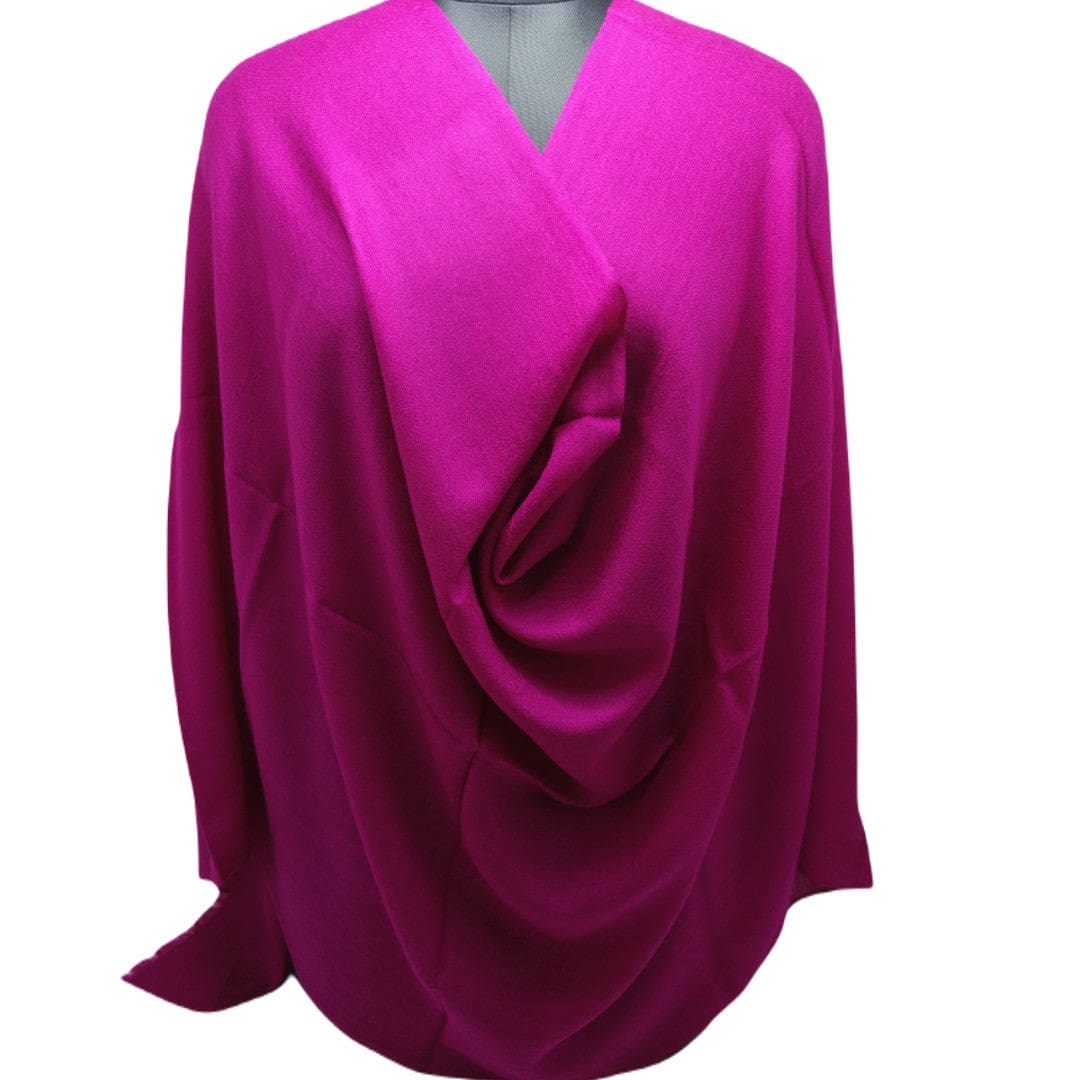 NOU! Sal Premium confectionat din Lana Cashmere - Viva Magenta Diamantat- CASHNEW10 - sal din cashmere casmir