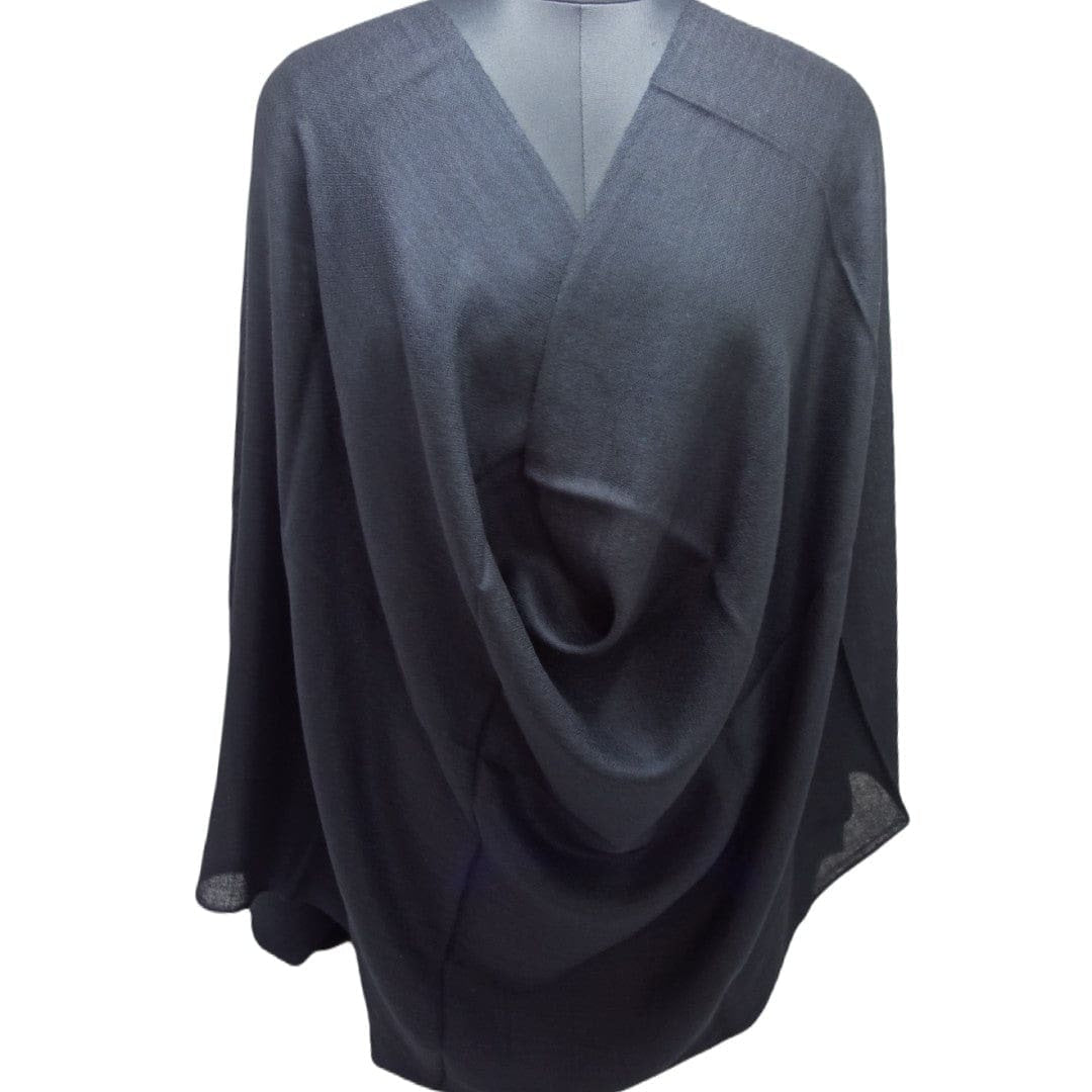 NOU! Sal Premium confectionat din Lana Cashmere -Negru intens - CASHNEW11 - sal din cashmere casmir