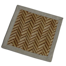 NOU! SET Suport Pahare (coaster) lucrate manual din nuiele de Trestie de zahar - suport pahar