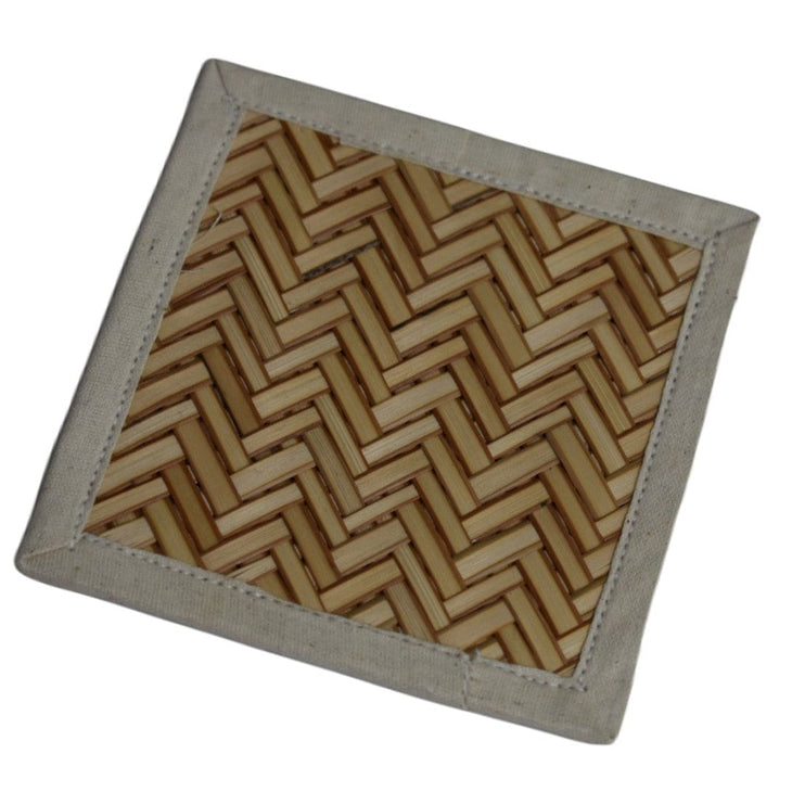 NOU! SET Suport Pahare (coaster) lucrate manual din nuiele de Trestie de zahar - suport pahar