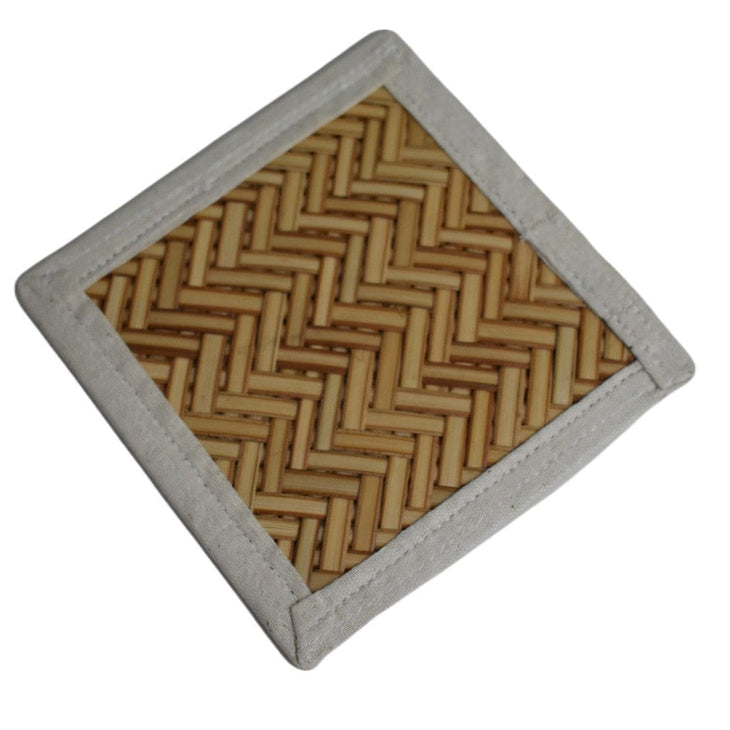 NOU! SET Suport Pahare (coaster) lucrate manual din nuiele de Trestie de zahar - suport pahar