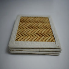 NOU! SET Suport Pahare (coaster) lucrate manual din nuiele de Trestie de zahar - suport pahar