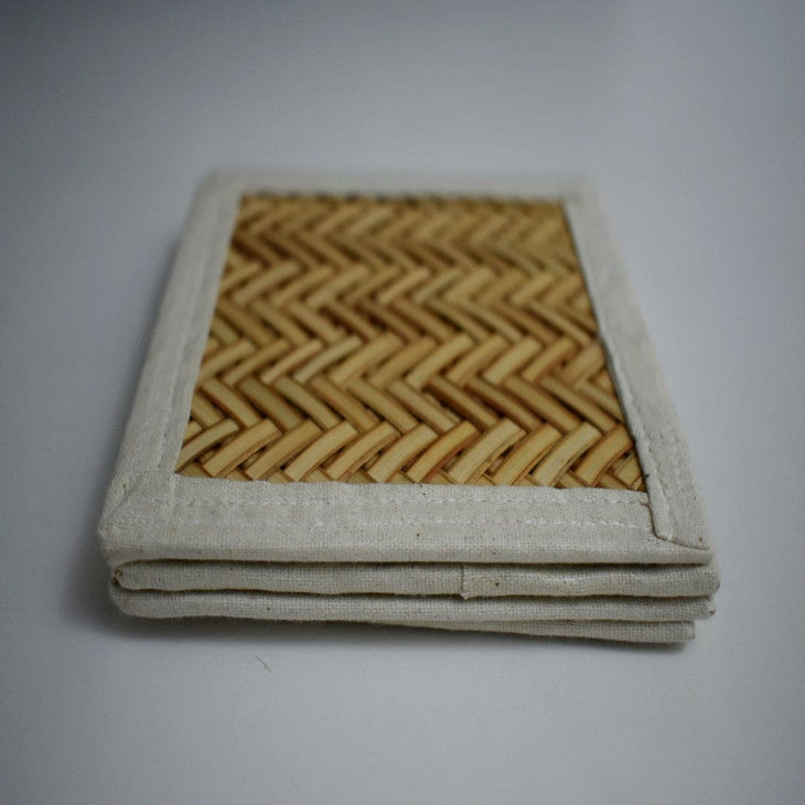 NOU! SET Suport Pahare (coaster) lucrate manual din nuiele de Trestie de zahar - suport pahar