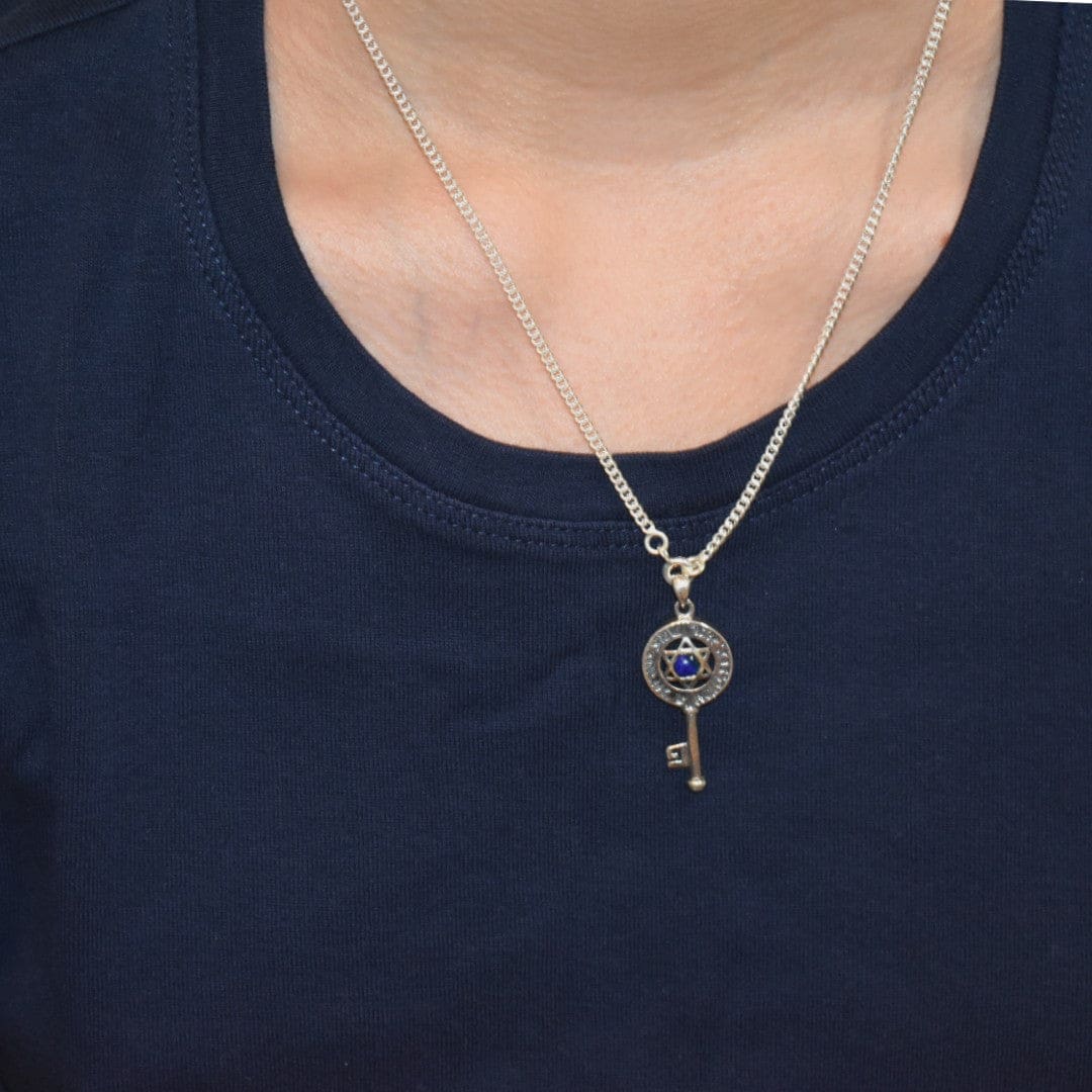 Pandantiv unicat Cheita din Argint 925 cu Piatra Semipretioasa Naturala de Lapis Lazuli -> Cod: C10266 - pandantiv argint cu lapis lazuli