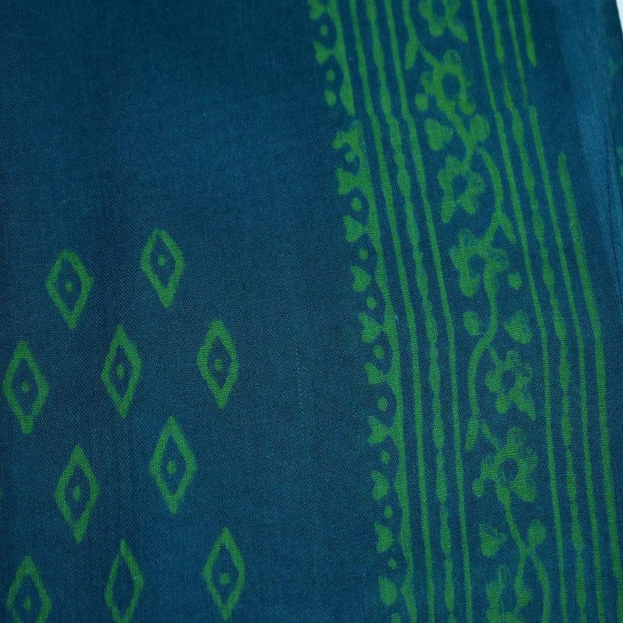 Pareo/ Sarong/ Esarfa de Plaja - 100% Bumbac cu Handblock printing (PAR006) - Pareo/Sarong/Esarfa de Plaja