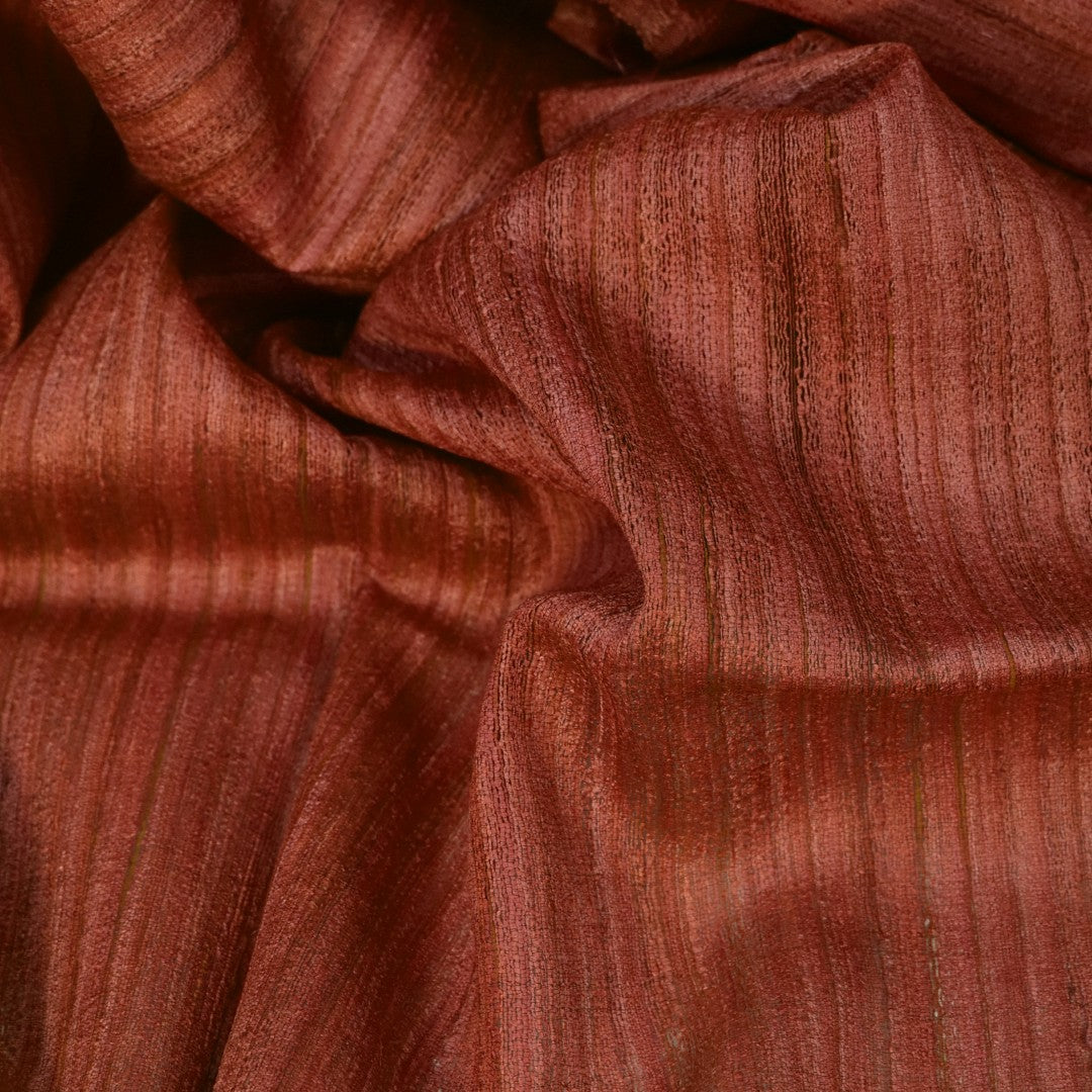 Sal tesut manual din 100% Matase Naturala Organica - Ghicha Tassar/Tussar Silk -> Cod: OrganicSilk6