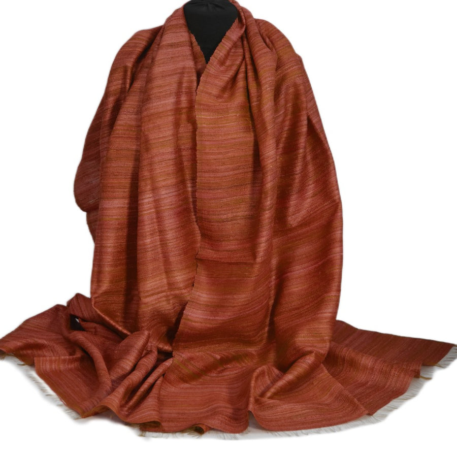 Sal tesut manual din 100% Matase Naturala Organica - Ghicha Tassar/Tussar Silk -> Cod: OrganicSilk6