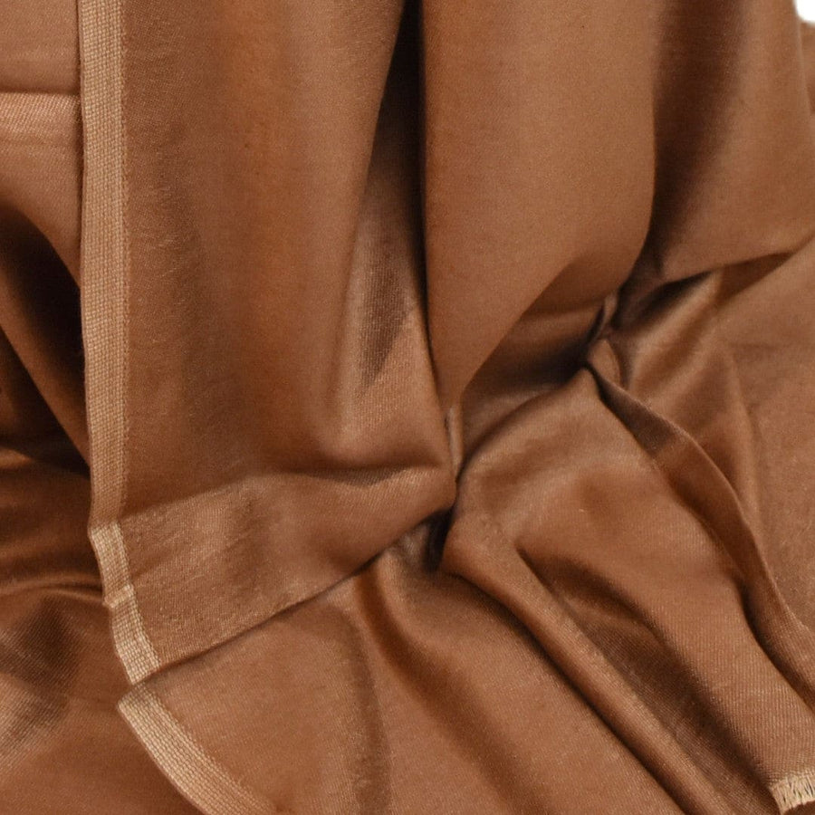 Sal cu textura extrafina din Matase Naturala &Modal - > Beige Capucino. Cod: SALMN17 - Sal din Matase si Modal
