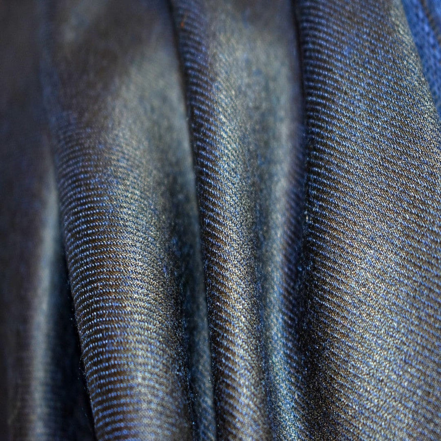 Sal cu textura extrafina din Matase Naturala &Modal - >Bleumarin & Negru. Cod: SALMN3 - Sal Matase si Modal