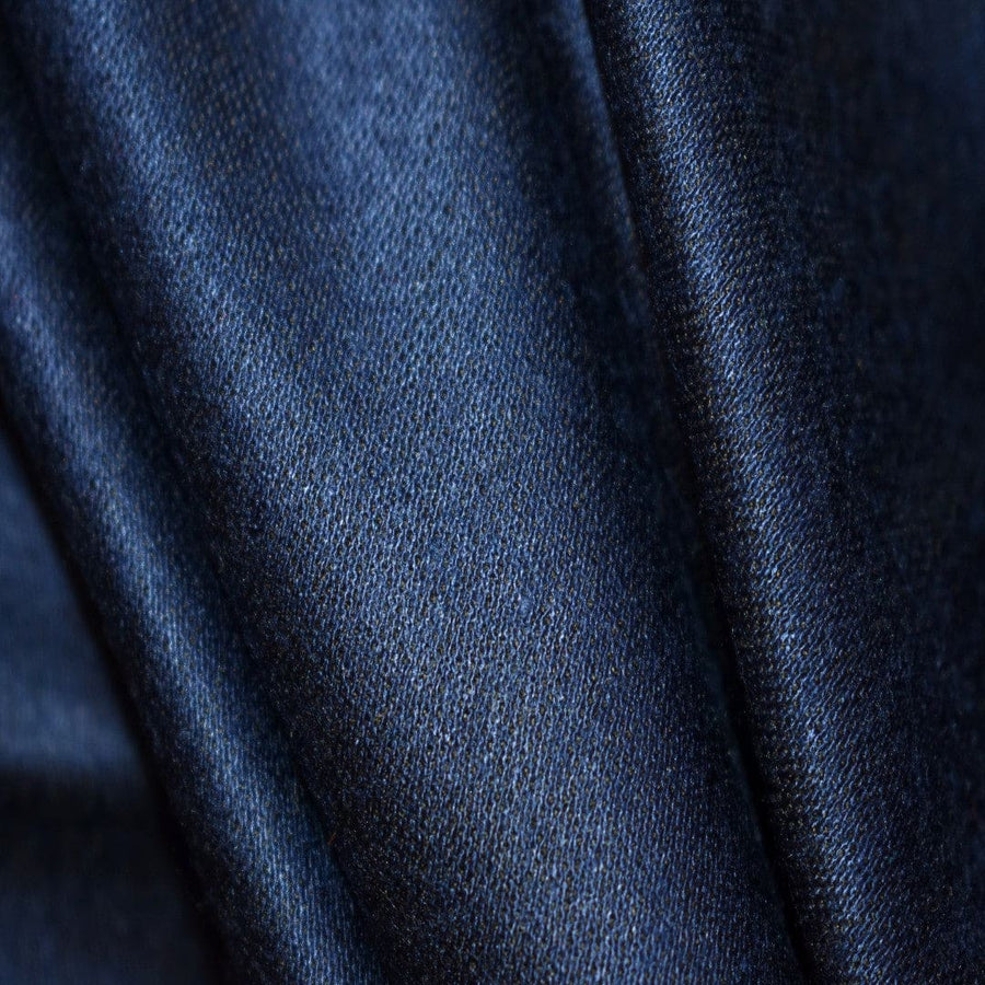 Sal cu textura extrafina din Matase Naturala &Modal - >Bleumarin & Negru. Cod: SALMN3 - Sal Matase si Modal