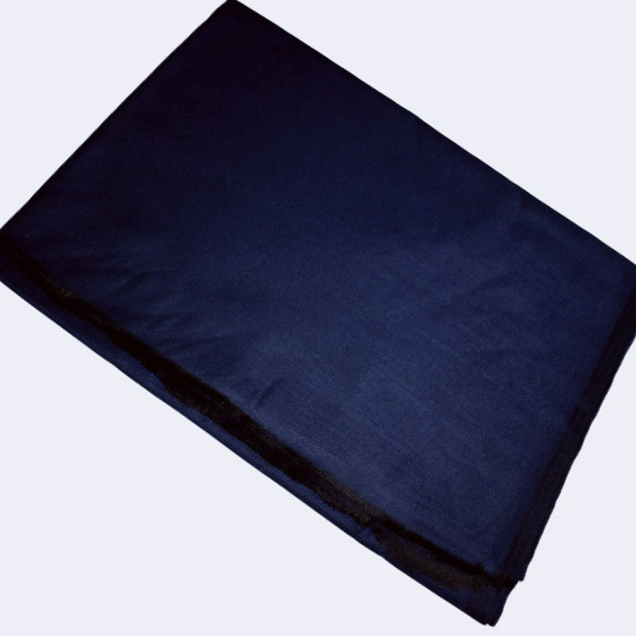 Sal cu textura extrafina din Matase Naturala &Modal - >Bleumarin & Negru. Cod: SALMN3 - Sal Matase si Modal