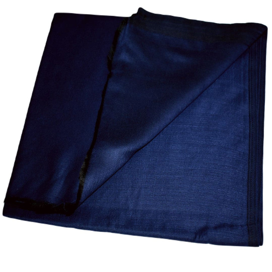 Sal cu textura extrafina din Matase Naturala &Modal - >Bleumarin & Negru. Cod: SALMN3 - Sal Matase si Modal