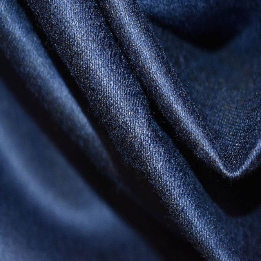 Sal cu textura extrafina din Matase Naturala &Modal - >Bleumarin & Negru. Cod: SALMN3 - Sal Matase si Modal