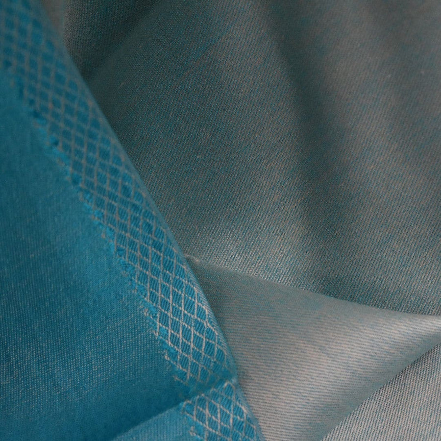 Sal cu textura extrafina din Matase Naturala &Modal - >Blue & Bej Mude. Cod: SALMN22 - Sal din Matase Naturala si Modal