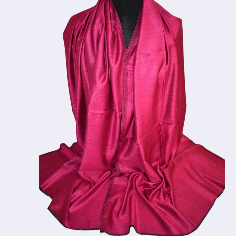 Sal cu textura extrafina din Matase Naturala &Modal - >Mov Magenta&Indigo. Cod: SALMN2 - Sal din Matase Naturala si Modal