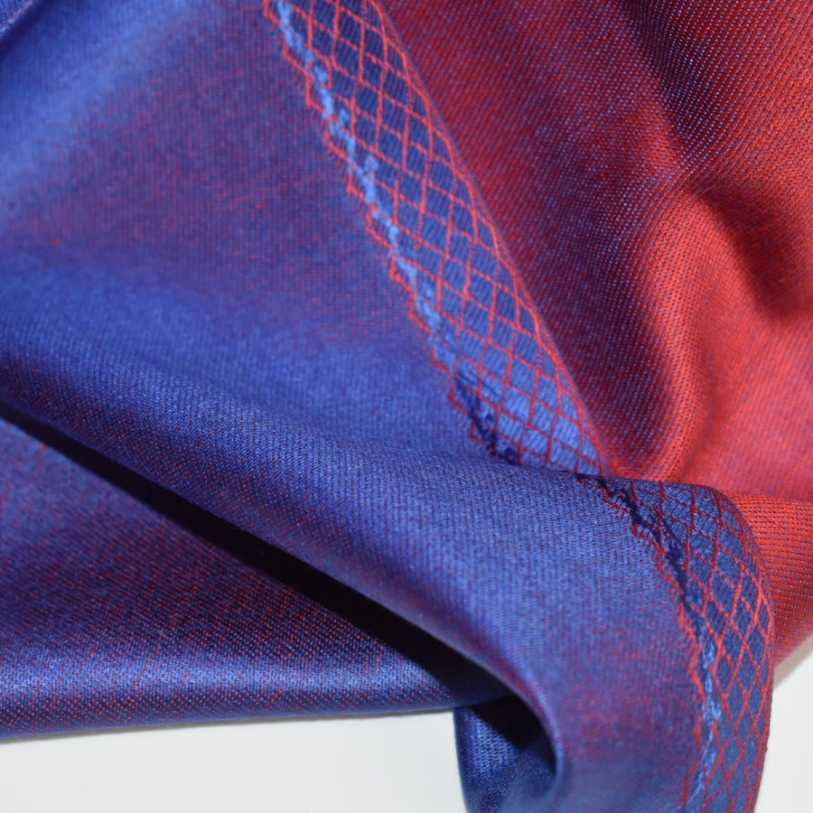 Sal cu textura extrafina din Matase Naturala &Modal - >Purple Blue & Rosu Visina. Cod: SALMN8 - Sal din Matase Naturala si Modal
