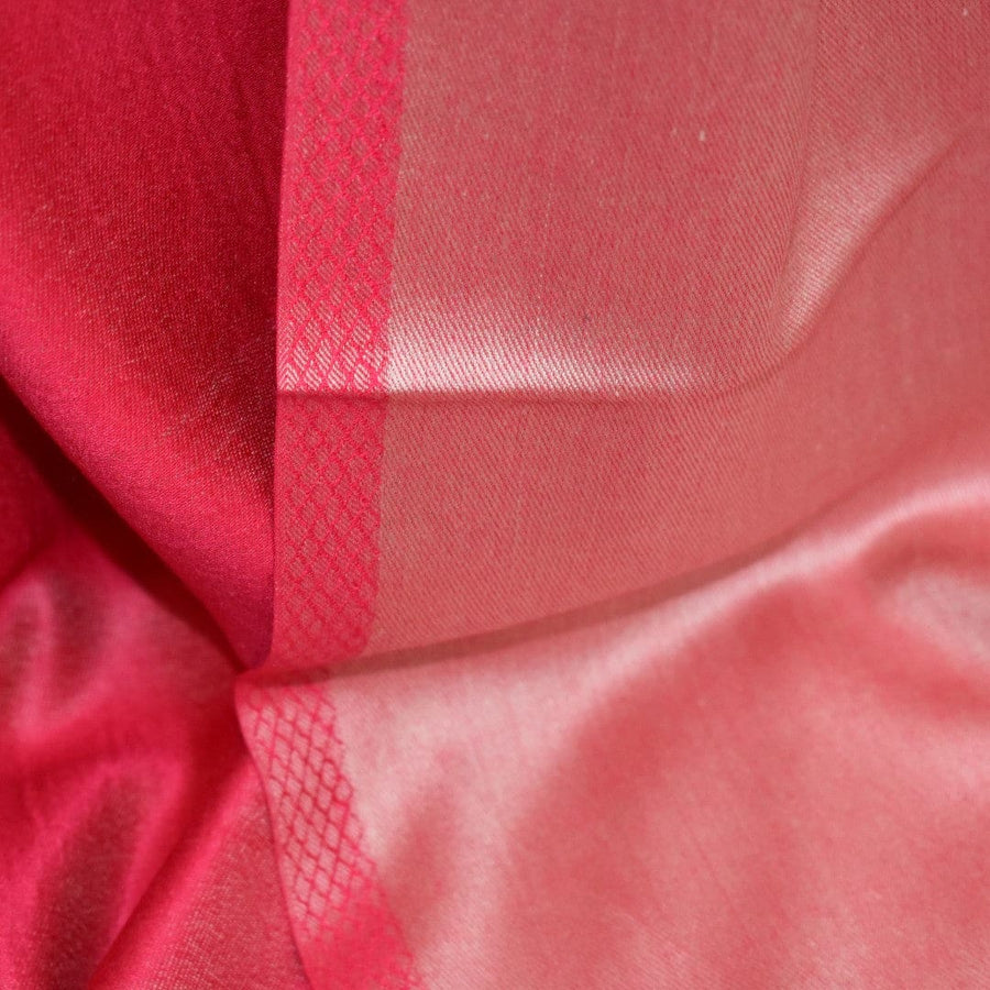 Sal cu textura extrafina din Matase Naturala &Modal - >Roz Magenta & Salmon Roze. Cod: SALMN21 - Sal din Matase Naturala si Modal