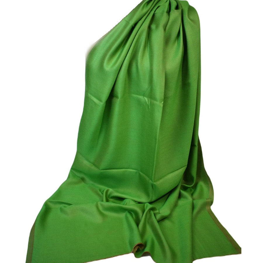 Sal cu textura extrafina din Matase Naturala &Modal - >Verde & Beige. Cod: SALMN7 - Sal Matase si Modal