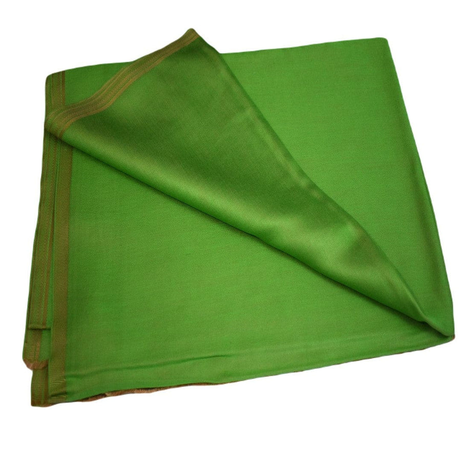 Sal cu textura extrafina din Matase Naturala &Modal - >Verde & Beige. Cod: SALMN7 - Sal Matase si Modal