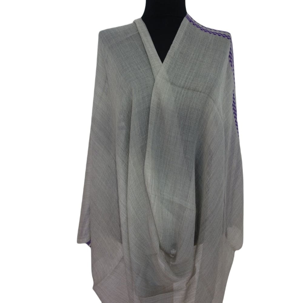 Sal din Cashmere & Matase Naturala - Gri & Lavander -> Cod: CASHSILK1