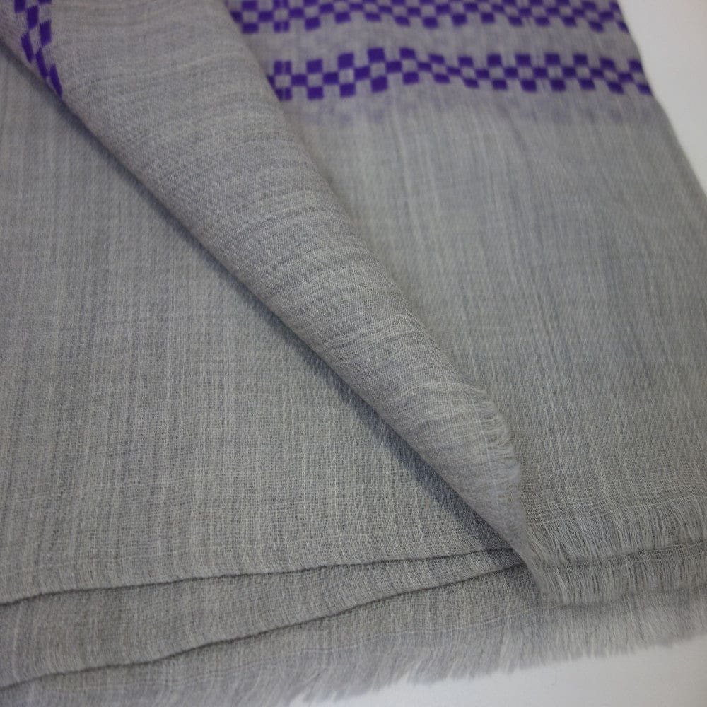 Sal din Cashmere & Matase Naturala - Gri & Lavander -> Cod: CASHSILK1