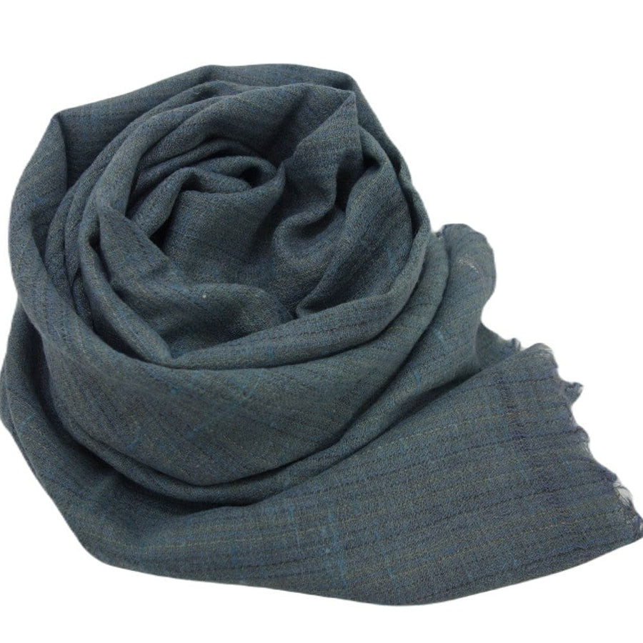 Sal Unisex confectionat din 100% Lana (Angora & Merino) -> Cod: ANG7-Blue Grey