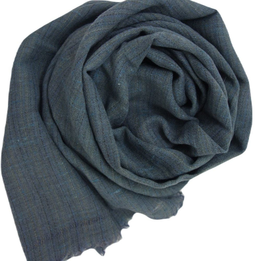 Sal Unisex confectionat din 100% Lana (Angora & Merino) -> Cod: ANG7-Blue Grey