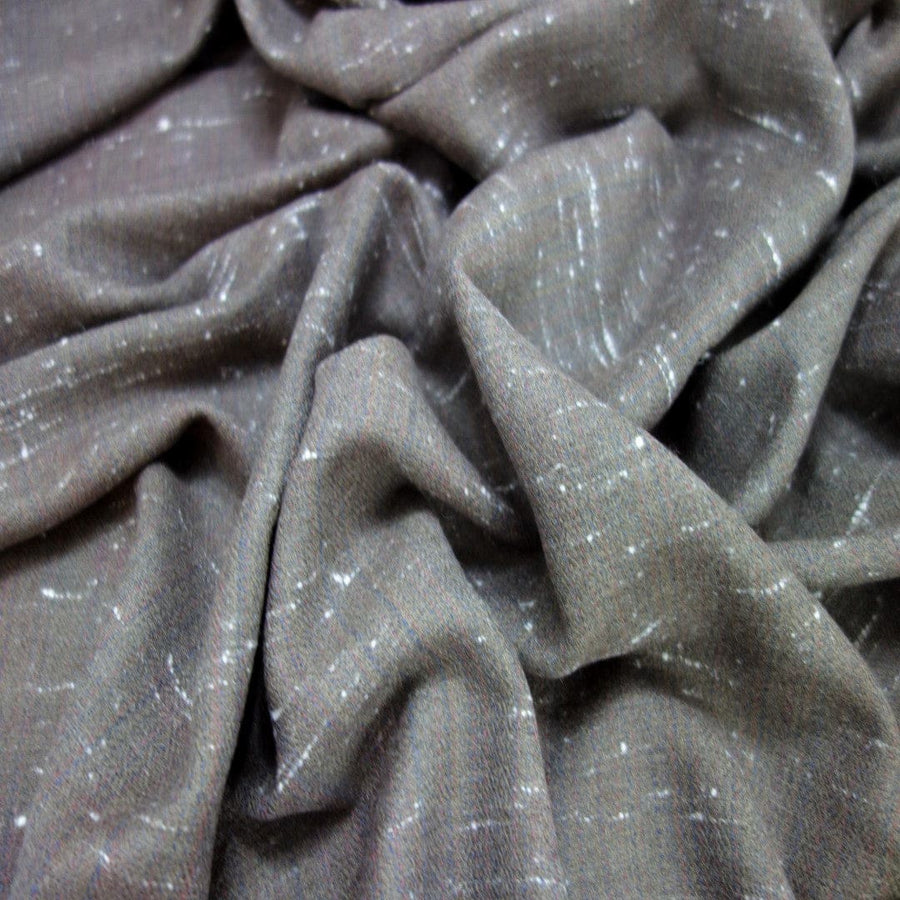 Sal Mare tesut manual din Lână Angora & Merino - Pure Gray - Snowflakes -> Cod: SALANG012 - Sal din Lana Angora & Merino