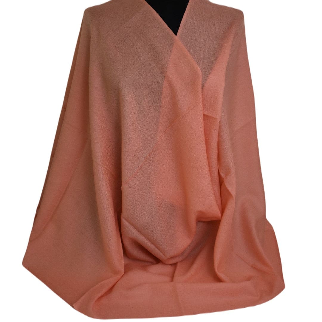 Sal Premium confectionat din 100% Lana Cashmere - Fuzzy Peach (culoarea Anului 2024) - Cod: CASHAPRIL8 - Saluri