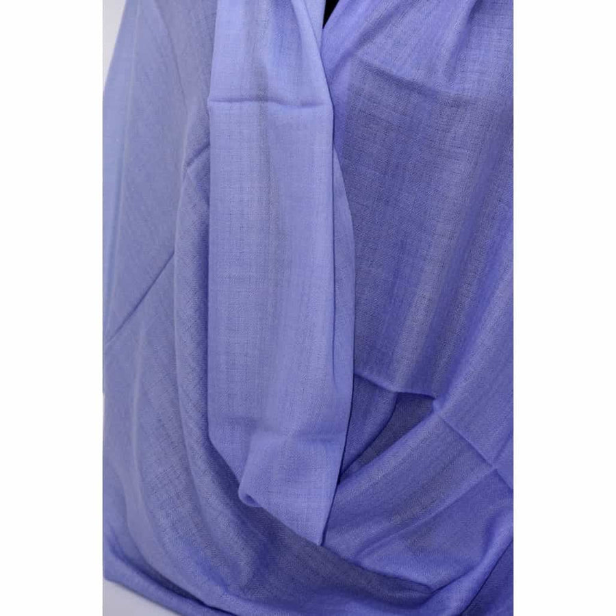 Sal Premium confectionat din 100% Lana Cashmere - Ombre Double Color Shade - Purple Blue & Blue Ciel - sal cashmere ombre design