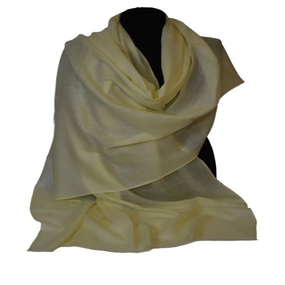 Sal Premium confectionat din Lana Cashmere -Buttermilk - Cod:CASHJAN5 - Saluri Cashmere