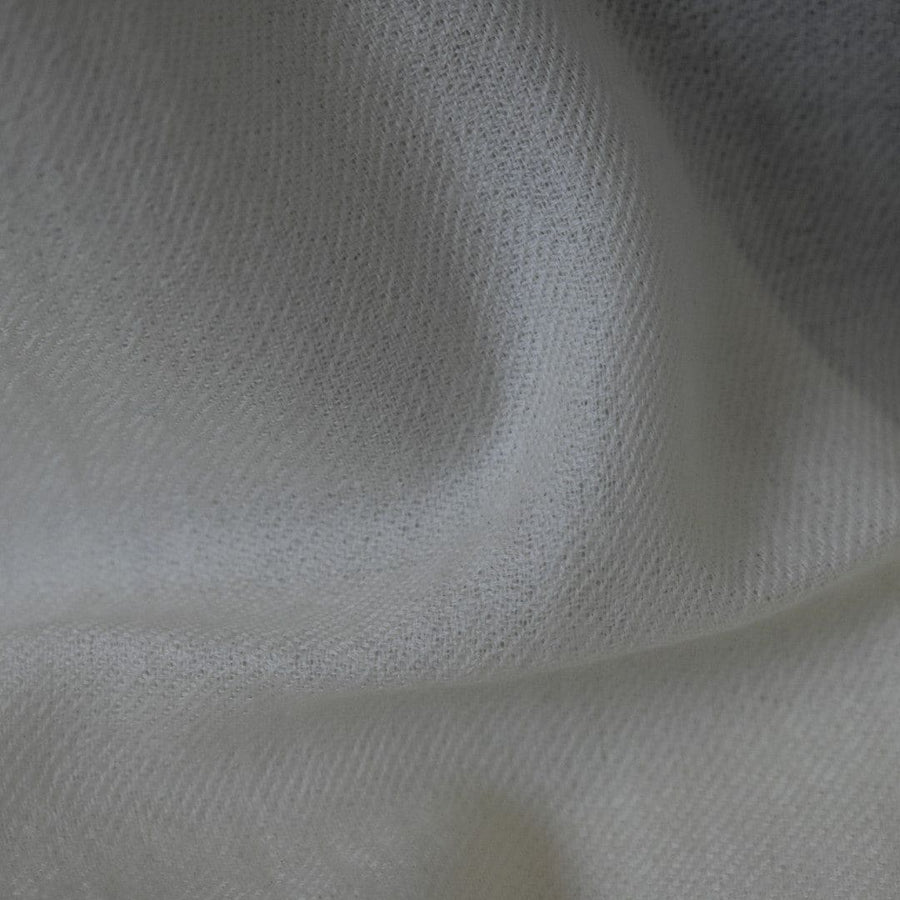 Sal Premium confectionat din Lana Cashmere & Matase Naturala -> Ivory Alb- Cod: CASHMSILK15 - Sal din Cashmere