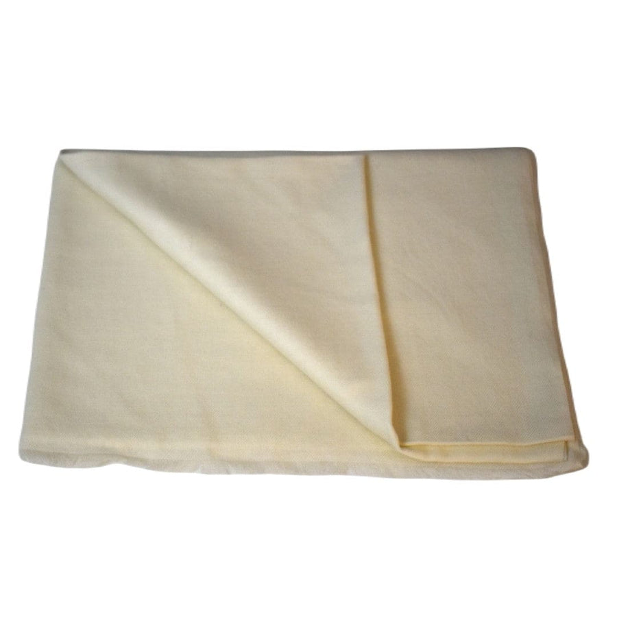 Sal Premium confectionat din Lana Cashmere & Matase Naturala -> Ivory Alb- Cod: CASHMSILK15 - Sal din Cashmere