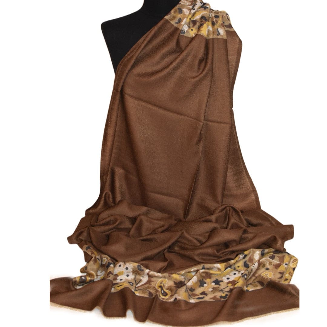 Sal Premium extrafin confectionat din Lana Cashmere & Matase Naturala -> Cod: CASHMSILK1 - Sal din Cashmere