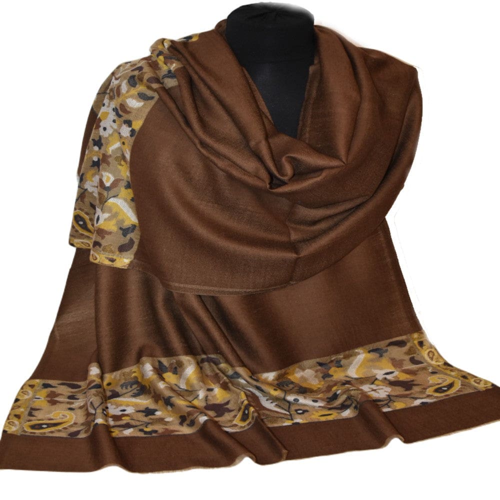 Sal Premium extrafin confectionat din Lana Cashmere & Matase Naturala -> Cod: CASHMSILK1 - Sal din Cashmere