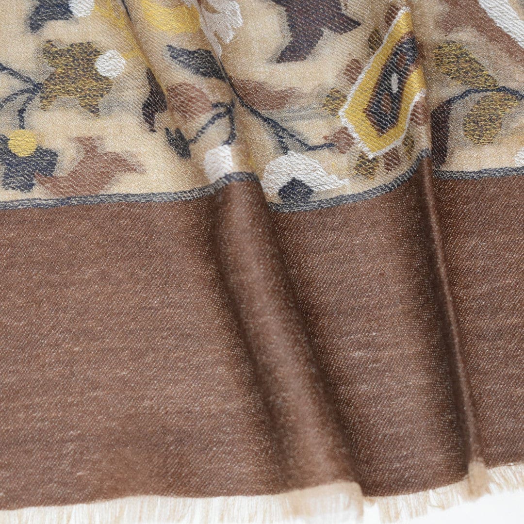 Sal Premium extrafin confectionat din Lana Cashmere & Matase Naturala -> Cod: CASHMSILK1 - Sal din Cashmere