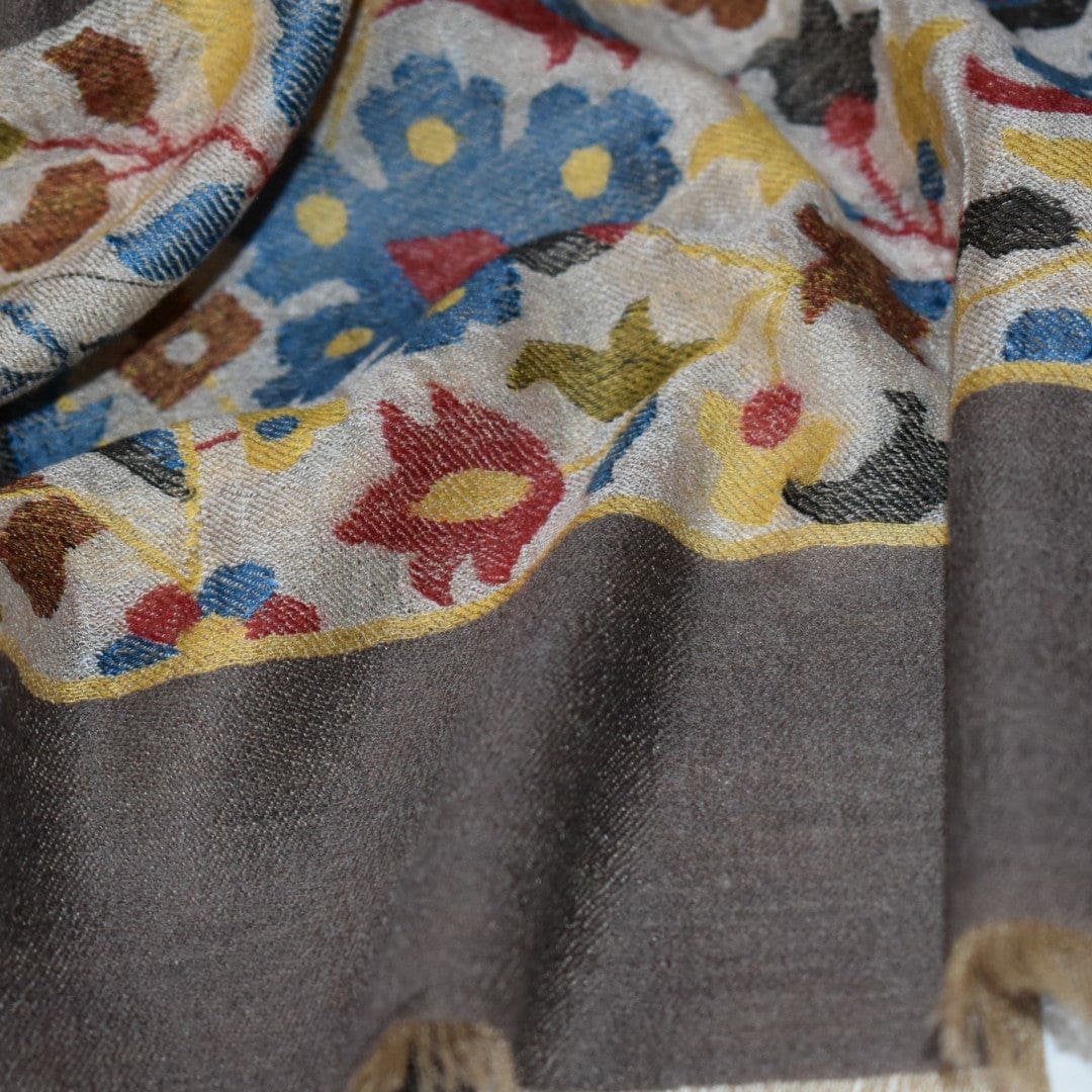 Sal Premium extrafin confectionat din Lana Cashmere & Matase Naturala -> Cod: CASHMSILK10 - sal din cashmere si matase naturala